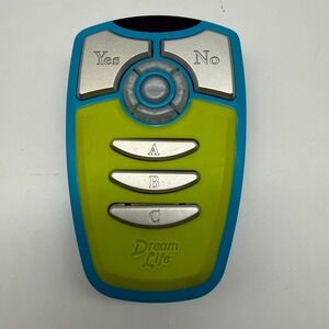 Hasbro Dream Life Remote Controller TV Plug Play Game Blue Green 2005 C290A